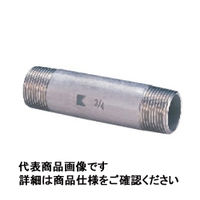 キッツ ステンレス鋼ねじ込み継手 両長ニップル(SUS304TP) 3/8 PN100L-10A 1個（直送品）