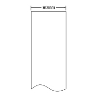 東洋印刷 ナナ感熱ロールラベル 90mm（ロール） 白 1面 1箱（4巻） THR3H（直送品）