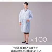 アズワン ディスポ白衣 L 100枚セット 8-4055-12 1箱(100枚)（直送品）