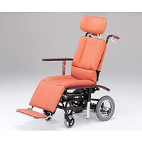 日進医療器 フルリクライニング車椅子 (介助式/スチール製/座幅460mm/32.2kg/チルト) NHR-7 1台 8-3572-01（直送品）