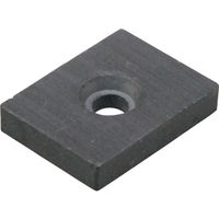 光 角形 穴あり 異方性フェライト磁石 2個入り1パック 19×25×4.5 MGH-25 1パック(2個) 404-5068（直送品）