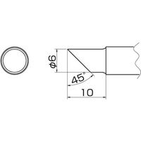 白光 こて先 6C型 T20-C6 1本(1個) 400-4019（直送品）