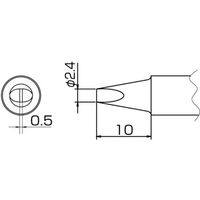 白光 こて先 2.4D型 T20-D24 1本(1個) 400-4027（直送品）