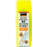 トラスコ中山 TRUSCO コンパクトセーフティカッター替刃 10枚入 SKB-7 1箱(10枚) 402-7388（直送品）