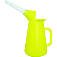 トラスコ中山 TRUSCO 【売切廃番】カラフルジョッキ 1リットル 黄 TOJ-1Y 1個 400-9762（直送品）