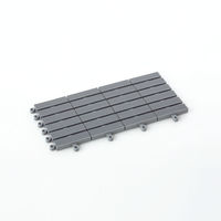 テラモト フリーラインマット 灰 150×300mm MR-080-072-5 1枚(1個) 404-0325（直送品）