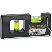 エビス エビスダイヤモンド 磁石付ハンディーレベルー2 ブラック ED-10HLMB 1本 410-4731（直送品）