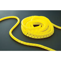 トラスコ中山 TRUSCO スパイラルチューブ10m 結束径12.0~35.0 黄 TSP15Y 1巻 414-7065（直送品）