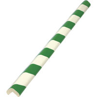 トラスコ中山 TRUSCO 安心クッションL字型大 緑・白 10本入り T10AC-101 1袋(10本) 415-6382（直送品）