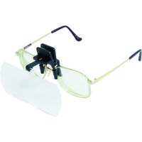 池田レンズ工業 池田レンズ 双眼メガネルーペクリップタイプ1.6倍 HF-40D 1個 417-1853（直送品）