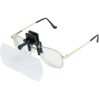 池田レンズ工業 池田レンズ 双眼メガネルーペクリップタイプ1.6倍&2倍 HF-40DE 1個 417-1861（直送品）