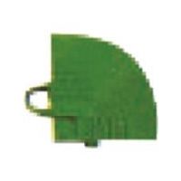 ワタナベ工業 ワタナベ 人工芝 システムターフ 5cm×5cm コーナー グリーン ST-30-GR-3 1パック(2個) 397-1465（直送品）