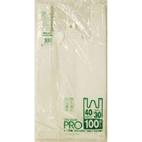 日本サニパック サニパック　Ｙー６Ｈレジ袋乳白 東日本30/西日本40号 Y-6H-W 1袋(100枚) 401-0574
