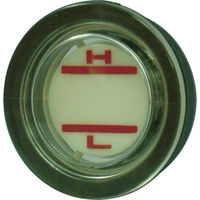 協和 丸型打込式オイルゲージ KD型 外径23mm 穴径21mm KD-0 1個 408-2095（直送品）