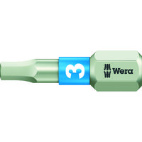 Wera Werk 3840/1 ステンレストーションビット ヘキサゴン3.0X25 071073 1本 411-9606（直送品）