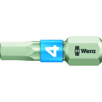 Wera Werk 3840/1 ステンレストーションビット ヘキサゴン4.0X25 071074 1本 411-9614（直送品）