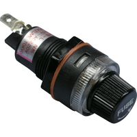 坂詰製作所 サカズメ 筒型ヒューズホルダー 溶断時赤ネオン点灯