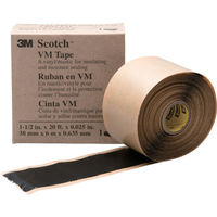 スリーエム ジャパン コーニング ビニルマスチックVMテープ 38mmX6m VM 1-1/2 1巻 406-3244（直送品）
