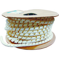 パンドウイットコーポレーション パンドウイット スパイラルラッピング 難燃性ポリエチレン(UL94Vー0) 白 T25FR-CY 1巻（直送品）