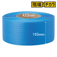 司化成工業  梱包機用 PPバンド 15.5×2500m 青 TYBB 1巻（2500m巻） オリジナル（わけあり品）