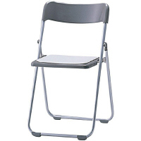 サンケイ 折りたたみ椅子 スチール製 CF68-MX　背面：グレー
