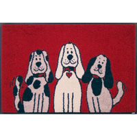 クリーンテックス・ジャパン Three Dogs 50×75cm デザインマット G001A 1枚