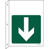 日本緑十字社 JIS安全標識（L型表示板） JA-422 392422 1セット（5枚）（直送品）