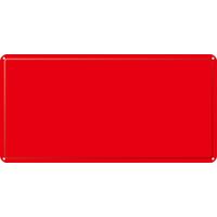 日本緑十字社 スチール無地板 スチールー18(赤) 058183 1セット(5枚)（直送品）