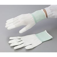 アズワン アズピュア PUコート手袋 オーバーロック 指先コート M 大箱 300双入 1-2263-63 1箱(300双)（直送品）