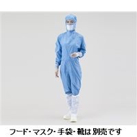 アズワン アズピュアCRウェア(クリーンウェア) 22210SB(フード別・サイドファスナー) 青 M 22210SB 1枚(1着)（直送品）