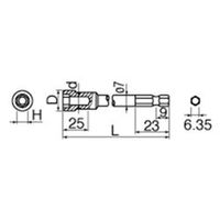 日東工器 NKビット 35BNビット 10X16X8X100 30885 1セット(10本)（直送品）