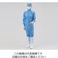 アズワン アズピュアCRウェア(フード一体・センターファスナー型) 青 L 12110SB 1着 1-3936-12（直送品）