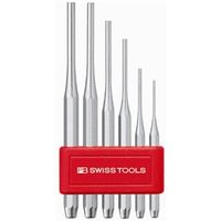 PB SWISS TOOLS ピービ―スイスツールズ 6本組 平行ピンポンチセット 八角胴タイプ ホルダー付 750.BL 1セット（直送品）