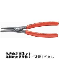 KNIPEX 4911ーA1 軸用精密スナップリングプライヤー 直(SB) 4911-A1 1丁（直送品）