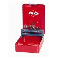 RUKO 102319 6PC カウンターシンクセット (スチールケース入り) 1