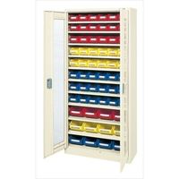 サカエ コンテナラックケース・扉付 SCRー18CDI 1台(1個)（直送品）