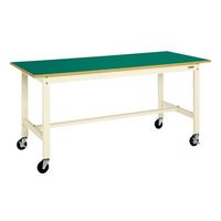サカエ 軽量作業台(KKタイプ/均等耐荷重200kg/サカエリューム天板/H840mm/移動式) KKー59FB2I 1台（直送品）