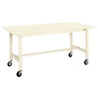 サカエ 軽量作業台(KKタイプ/均等耐荷重200kg/スチール天板/H840mm/移動式) KKー70SB2I 1台（直送品）
