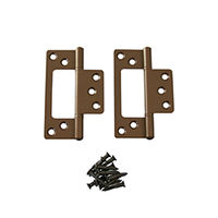 ハイロジック フラッシュ蝶番76ミリセントク色 00017448-001 1セット(30枚)（直送品）