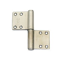 ハイロジック ステンレスKJ旗型蝶番102ミリ左 00017475-001 1セット（5枚）（直送品）