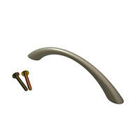 ハイロジック サーブハンドル120ミリパールニッケル 00017705-001 1セット(10個)（直送品）