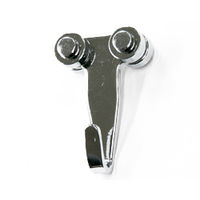 ハイロジック 丸型フックレール用フックシルバー天井用可動 00058059-001 1セット（5個）（直送品）