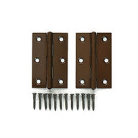 ハイロジック 角蝶番76ミリセントク 00071636-001 1セット(20個)（直送品）