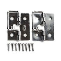 ハイロジック 蝶番掛金50ミリステンレス 00071707-001 1セット(10枚)（直送品）