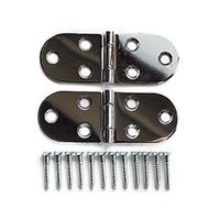 ハイロジック ミシン蝶番30×36ミリクローム 00071685-001 1セット（10枚）（直送品）