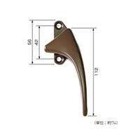 ハイロジック カムラッチハンドルブロンズFNMB045 DC-W8 00094745-001 1セット（5個）（直送品）