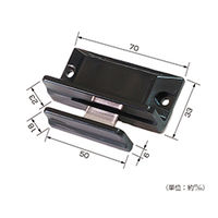 ハイロジック ラッチ把手ブラックFNMT119 00094720-001 1セット(5個)（直送品）