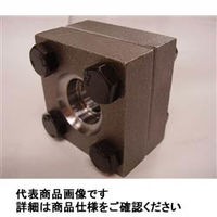 ヤマト特殊鋼 SS400高圧継手 油圧用210K角フランジ SHF 10A SS400-SHF-210K-10 1セット（2個）（直送品）
