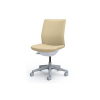 C533WR FEA2 |オカムラ オムネス オフィスチェア 背パッド付 樹脂脚 肘無し ベージュ 1脚（直送品）