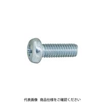 ファスニング J ユニクロ 鉄（+）JISナベ小ねじ 3 X 25 000000100030025001 1箱（1200個）（直送品）